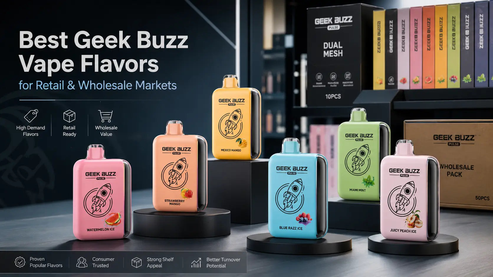 What Are the Best Geek Buzz Vape Flavors for Retail and Wholesale Mark –  linkupgogo