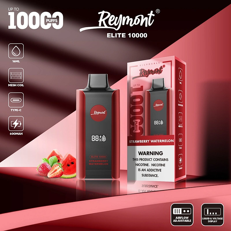 Linkupgogo Elite 10000 Strawberry Watermelon fruit disposable vape with smart LCD power display