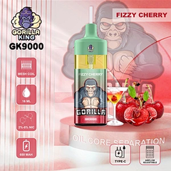 LINKUPGOGO Gorilla King 9000 Puffs Fizzy Cherry flavor oil coil separation large capacity vape for wholesale
