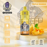 LINKUPGOGO Gorilla King 9000 Puffs Triple Mango flavor oil coil separation non leakage refillable vape for wholesale