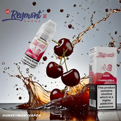 LINKUPGOGO Reymont PURA Cherry Cola nic salt vape juice authentic fruit soda flavor e-liquid for wholesale bulk