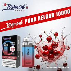 LINKUPGOGO Reymont Pura Reload 10K Fizzy Cherry 10ml nic salt e-liquid sparkling fruit vape juice TPD wholesale
