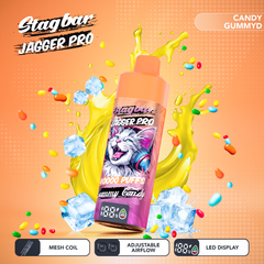 LINKUPGOGO Stag Bar King 40000 Puffs Gummy Candy sweet candy flavor rechargeable disposable vape bulk order wholesale
