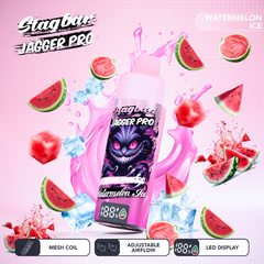 LINKUPGOGO Stag Bar King 40000 Puffs Watermelon Ice 36ml led screen adjustable airflow vape for wholesale bulk