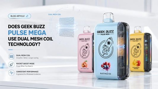 Does Geek Buzz Pulse Mega Use Dual Mesh Coil Technology?