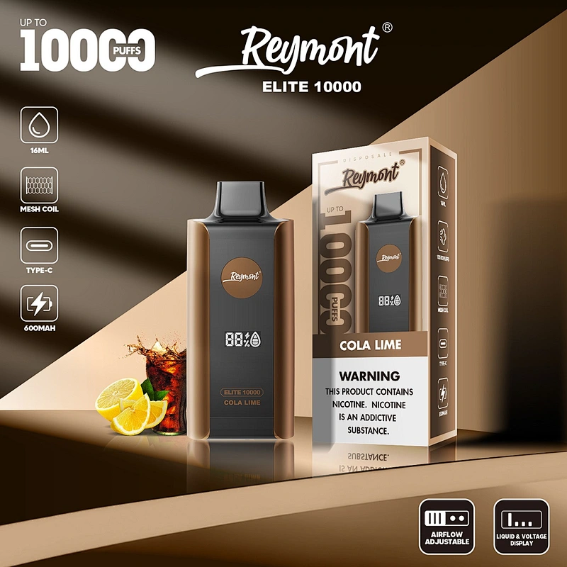 Linkupgogo Elite 10000 Cola Lime soda flavor disposable vape premium dual mesh coil smooth vaping
