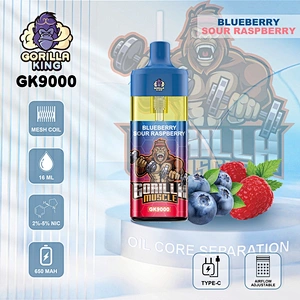 Gorilla King 9000 Puffs Refillable Vape Kit linkupgogo Gorilla King 9000 Puffs Refillable Vape Kit linkupgogo