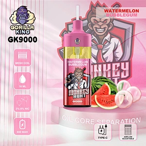 Gorilla King 9000 Puffs Refillable Vape Kit  linkupgogo
